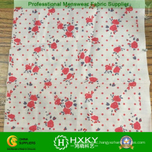 Printed Flower Fabric for Ladies Dress and Garments